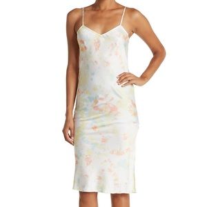 NWT - French Connection Tie Dye Sleeveless Midi Slip Dress Size 10